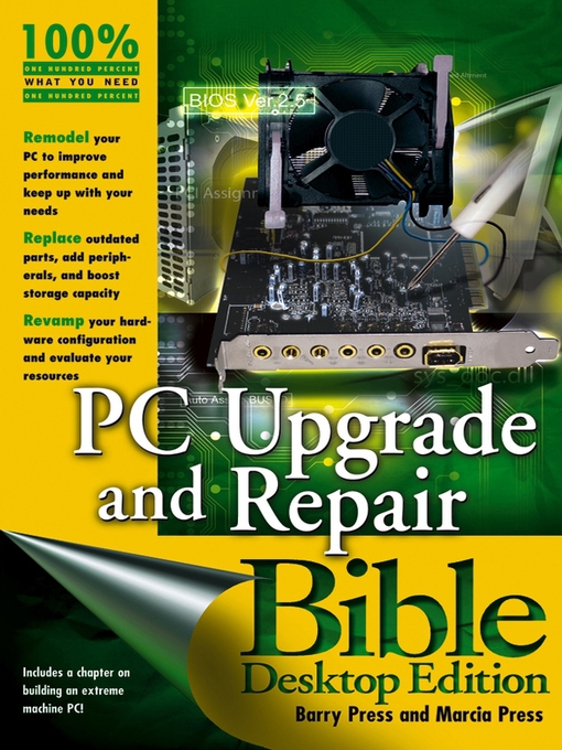 Title details for PC Upgrade and Repair Bible by Marcia Press - Available